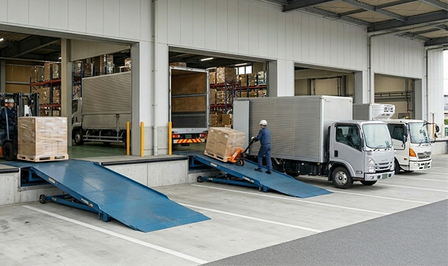 倉庫のバース高さは何cmが適切か？トラック種類とドックレベラーの関係を実務視点で解説